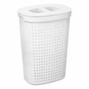 Kosz na bieliznę owalny 61 l SEOUL biały